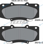2520901 Колодки тормозные дисковые | перед