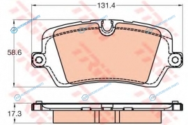 GDB2029 Колодки тормозные дисковые | зад