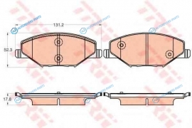 GDB2027 Колодки тормозные дисковые | перед