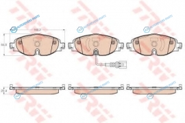 GDB1956 Колодки тормозные дисковые | перед