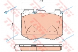 GDB2081 Колодки тормозные дисковые | перед