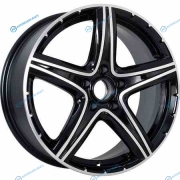 7049503 КиК Барракуда R17x7.5 5x108 ET35 CB67.1 Almaz_black (КС567)
