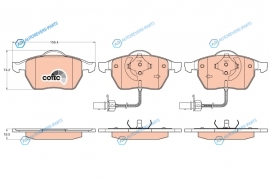 GDB1307 Колодки тормозные дисковые | перед