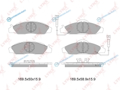 BD-7001 Колодки тормозные дисковые | перед
