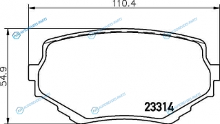 NP9002SC Колодки тормозные дисковые Strong Ceramic | перед