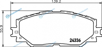 NP1019SC Колодки тормозные дисковые Strong Ceramic | перед