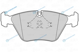 301409 Колодки тормозные дисковые | Перед