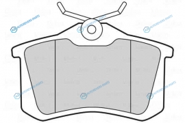 301463 Колодки тормозные дисковые | зад