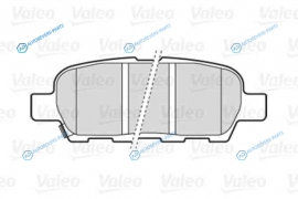 301009 Колодки тормозные дисковые | зад