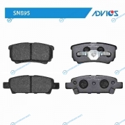 SN895 Дисковые тормозные колодки ADVICS