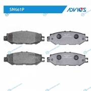 SN661P Дисковые тормозные колодки ADVICS
