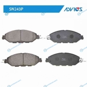 SN243P Дисковые тормозные колодки ADVICS