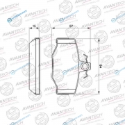 AV4501 Колодки тормозные дисковые Avantech (противоскрипная пластина в компл.)