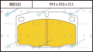 BB0101 Колодки тормозные дисковые