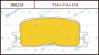 BB0258 Колодки тормозные дисковые