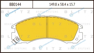 BB0144 Колодки тормозные дисковые