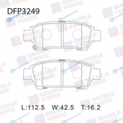 DFP3249 Колодки тормозные дисковые Double Force
