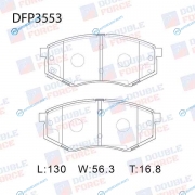 DFP3553 Колодки тормозные дисковые Double Force