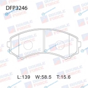 DFP3246 Колодки тормозные дисковые Double Force