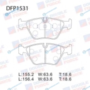DFP1531 Колодки тормозные дисковые Double Force