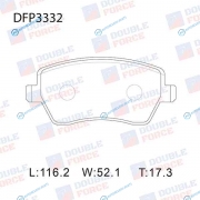 DFP3332 Колодки тормозные дисковые Double Force