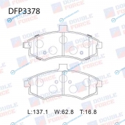 DFP3378 Колодки тормозные дисковые Double Force