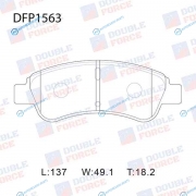 DFP1563 Колодки тормозные дисковые Double Force