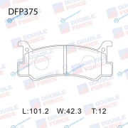 DFP375 Колодки тормозные дисковые Double Force