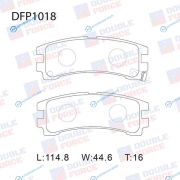 DFP1018 Колодки тормозные дисковые Double Force