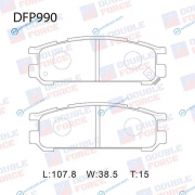 DFP990 Колодки тормозные дисковые Double Force