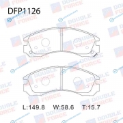 DFP1126 Колодки тормозные дисковые Double Force