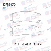 DFP3179 Колодки тормозные дисковые Double Force