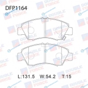 DFP1164 Колодки тормозные дисковые Double Force