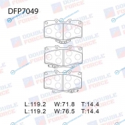 DFP7049 Колодки тормозные дисковые Double Force