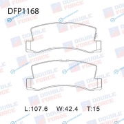 DFP1168 Колодки тормозные дисковые Double Force