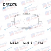 DFP3278 Колодки тормозные дисковые Double Force