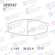 DFP747 Колодки тормозные дисковые Double Force