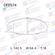DFP574 Колодки тормозные дисковые Double Force