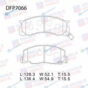 DFP7066 Колодки тормозные дисковые Double Force