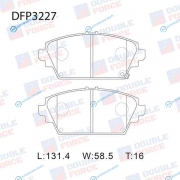 DFP3227 Колодки тормозные дисковые Double Force