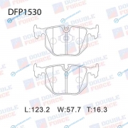 DFP1530 Колодки тормозные дисковые Double Force