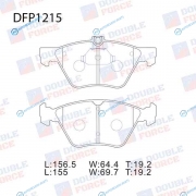 DFP1215 Колодки тормозные дисковые Double Force