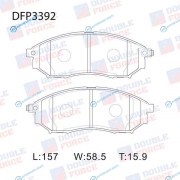DFP3392 Колодки тормозные дисковые Double Force