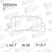 DFP3374 Колодки тормозные дисковые Double Force