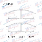 DFP3435 Колодки тормозные дисковые Double Force