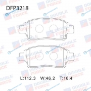 DFP3218 Колодки тормозные дисковые Double Force