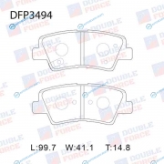 DFP3494 Колодки тормозные дисковые Double Force