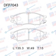 DFP7043 Колодки тормозные дисковые Double Force