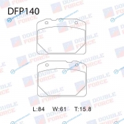 DFP140 Колодки тормозные дисковые Double Force