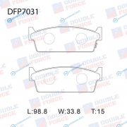 DFP7031 Колодки тормозные дисковые Double Force